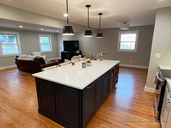 Finishing a basement kitchen in Arlington VA