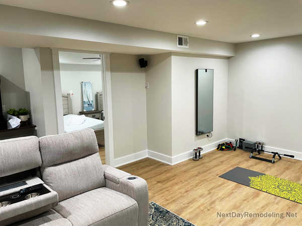 Basement remodeling in Alexandria VA