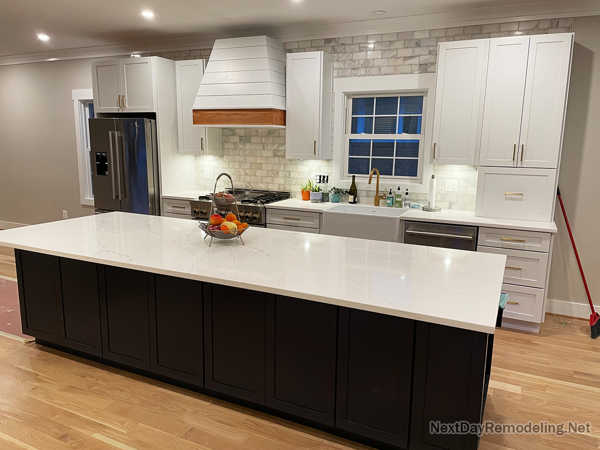 Finish basement kitchen in Fairfax VA