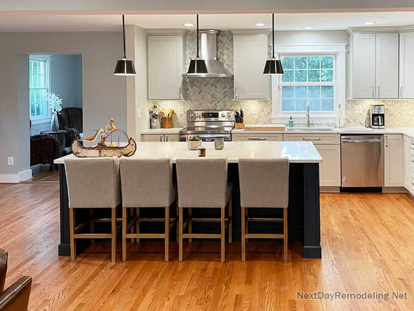 Finishing a basement kitchen in Arlington VA