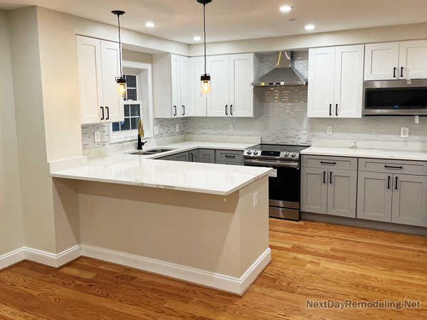 Basement kitchen remodeling in Alexandria VA