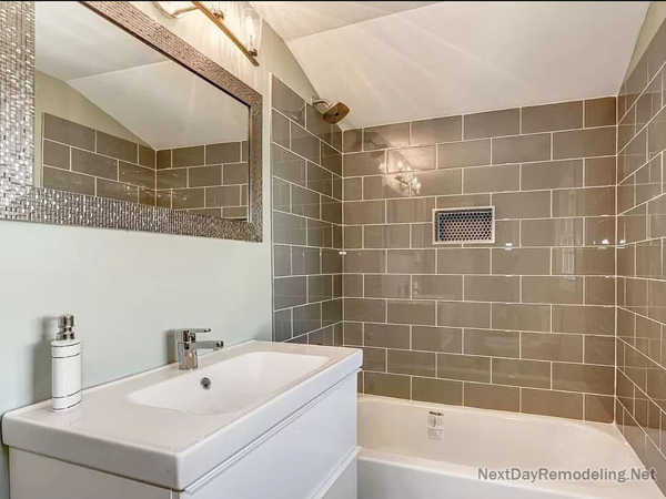 Finishing basement bathroom in McLean VA